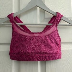 Lululemon sports bra pink